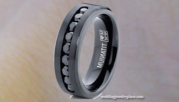 Mens wedding ring with diamonds design Ideas
